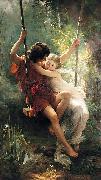 Pierre Auguste Cot Spring. France oil painting artist